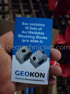 Block hàn điểm thiết bị đo ứng suất cốt thép Geokon