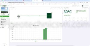 Kết nối thiết bị quan trắc độ bụi tấm pin và server